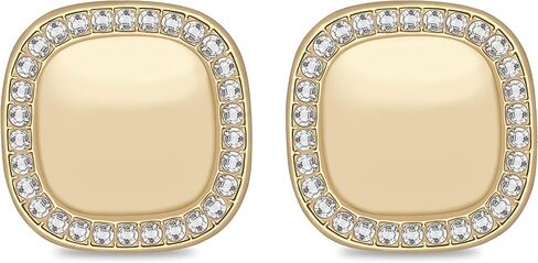 الشمبانيا لؤلؤة الذهب الأقراط هدايا العيد زركونيا مكعب القطع الناقص العادي in Kuwait