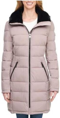 Andrew Marc Ladies' Long Stretch Parka (Black in Saudi Arabia