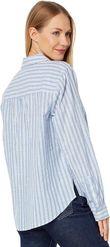 Lucky Brand Women's Striped Boyfriend Button Down Shirt in Saudi Arabia