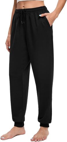 Annenmy Womens Sweatpants with Pockets Womens Loose Jogger Sweatpants Drawstring Casual Sweatpants for Womens in Saudi Arabia