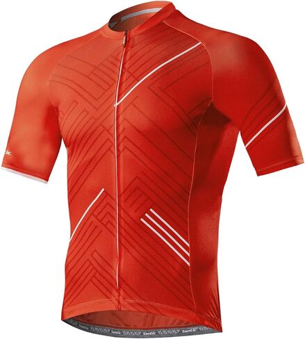 Santic Men’s Cycling Jersey Short Sleeve Bike Shirts for Men Bicycle Jacket with Pockets Breathable & Quick Dry Yorkson in Kuwait