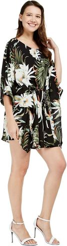 Women's Hawaiian Poncho Luau Dress Wispy Cereus in Saudi Arabia