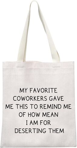 GJTIM Coworker Moving Away Gift for Work Friend Leaving Gift for Coworker Goodbye Farewell Gift Retirement Gift Work Bestie Makeup Bag (Favorite Coworkers Bag) in Kuwait