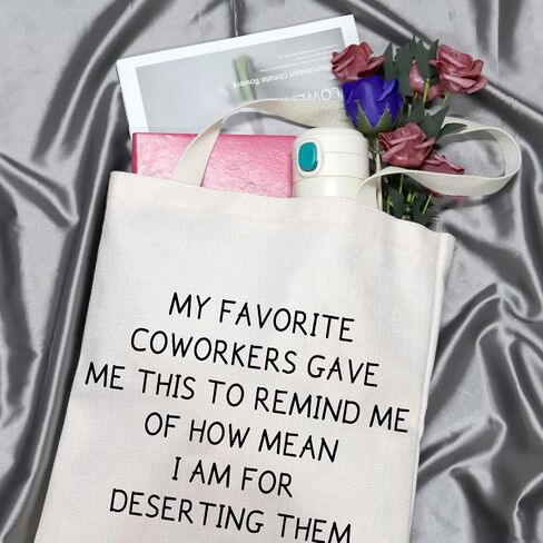 GJTIM Coworker Moving Away Gift for Work Friend Leaving Gift for Coworker Goodbye Farewell Gift Retirement Gift Work Bestie Makeup Bag (Favorite Coworkers Bag) in Kuwait