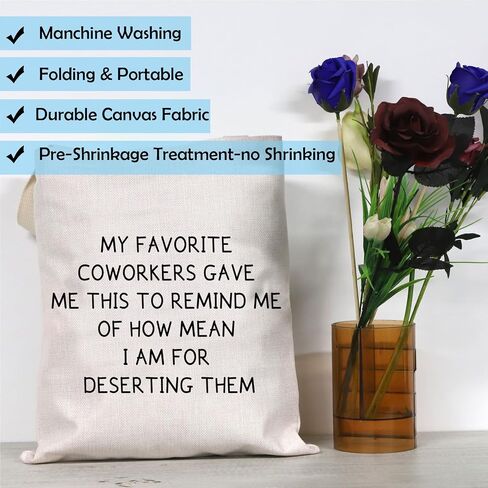 GJTIM Coworker Moving Away Gift for Work Friend Leaving Gift for Coworker Goodbye Farewell Gift Retirement Gift Work Bestie Makeup Bag (Favorite Coworkers Bag) in Kuwait