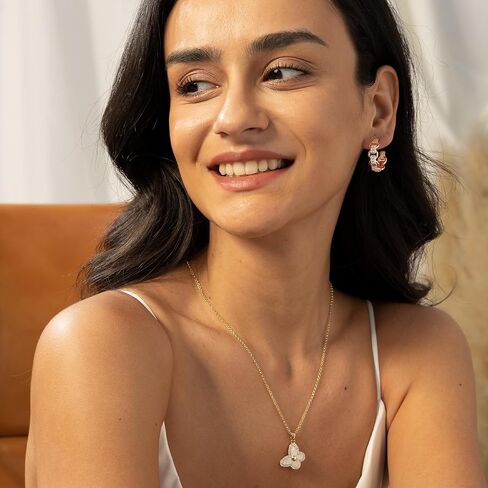 Gold Hoop Earrings for Women Simple Cute Jewelry Gifts for Women Girls in Kuwait