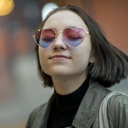 6Pairs Heart Sunglasses for Women Bachelorette Bride Sunglasses Hippie Sunglasses for Women in Saudi Arabia