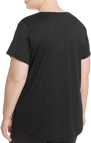 Nike Womens Plus Regular Fit Anti-Odor T-Shirt Black 2X in Saudi Arabia
