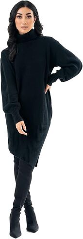 Pantora Women's Sabrina Asymmetrical Sweater Dress in Saudi Arabia