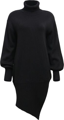 Pantora Women's Sabrina Asymmetrical Sweater Dress in Saudi Arabia