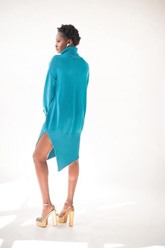 Pantora Women's Sabrina Asymmetrical Sweater Dress in Saudi Arabia