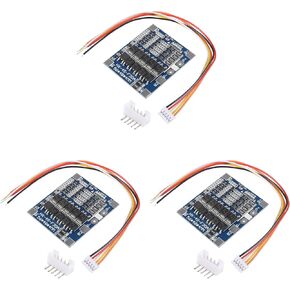 3PCS 4S 30A 12.8V BMS PCB 18650 Battery Protection Board LiFePo4 Life 4S BMS Balancing Charging Circuit PCB Board