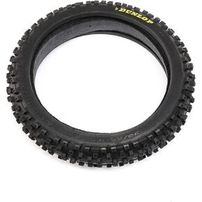 Losi Dunlop MX53 Front Tire w/Foam 60 Shore PM-MX LOS46008 RC Tire