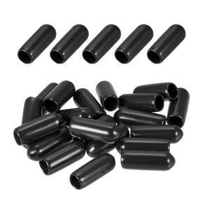 DMiotech 200 Pack 3/16"(5mm) ID White Screw Thread Protectors Rubber End Caps Bolt Covers for Screw Bolt Furniture Pipe