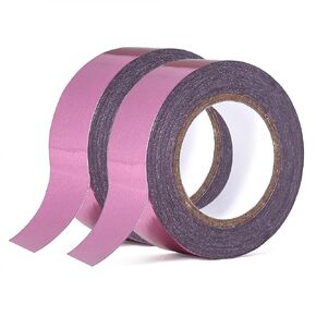 Solid Foil Washi Tape - Low Tack Self Adhesive Decorative Washi Tape Shiny Metallic Color - 3/5 Inch Wide and 66 FT Long Total, Gold