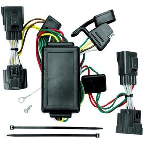 Draw-Tite Tekonsha T-One® T-Connector Harness, 4-Way Flat, Compatible with Select Jeep Commander,Black