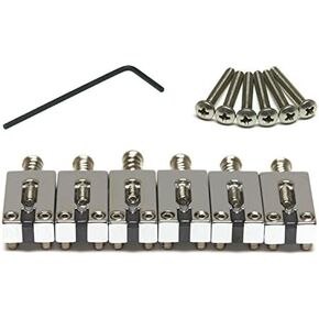 PG-8000-FC : String Saver Classics Strat & Tele Style Saddles 2 3/16" String Spacing - Chrome