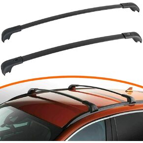 Roof Rack Cross Bars for 2020-2024 Ford Escape Roof Cargo Crossbars Luggage Carriers Aluminum Black