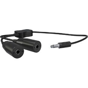 FARO - Aircraft Pilot Helicopter Adapter (Converts GA Headset to Helicopter Plug)(Compatible with U-174/U plug or the U-93A/U plug)