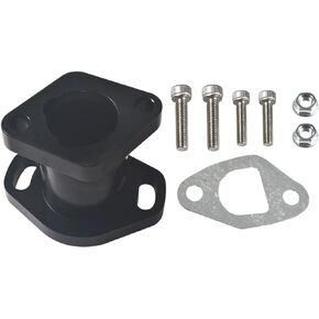 Racing Intake Pipe Inlet Manifold for Predator 212cc CT200U GX200 Go Kart Black