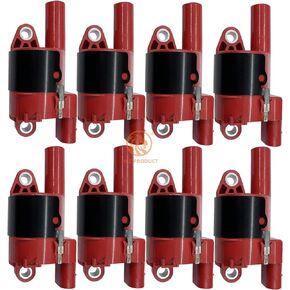 HIGH ENERGY ROUND Ignition Coil Compatible With Chevy Cadillac GMC Camaro Corvette Silverado Tahoe Escalade Yukon Suburban Canyon Envoy Sierra H2 H3 G8 9-7X 5.0 6.0 6.2 V8 12573190 UF414