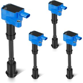 Set of 4 Ignition Coil Pack 1.6L Compatible with 2013-2016 Ford Escape, 2014-2019 Ford Fiesta, 2013-2014 Ford Fusion, 2014-2016 Ford Transit Connect Replace UF674 C1830 5C1887