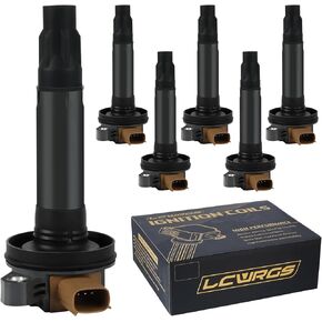 6PCS Ignition Coil Pack Replacement for EcoBoost 3.5 2011 2012 2013 2014 2015 2016 Ford F150 F-150 Expedition Explorer Flex Taurus Transit Lincoln MKS MKT Turbo 3.5L V6 Replaces# UF646 DG549