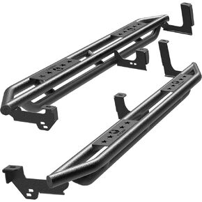 Tyger Auto Star Armor Compatible with 1999-2006 Chevy Silverado / GMC Sierra 1500 ;2001-2006 2500 / 3500HD; 2007 Classic | Double Cab | TG-AM2C20218 | Side Step Rails Nerf Bars Running Boards