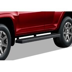 APS Running Boards 6 inches Matte Black Compatible with Toyota 4Runner 2010-2016 Trail & 17-24 TRD Off-Road & 2014-2024 SR5 Stainless Steel (Nerf Bars Side Steps Side Bars)