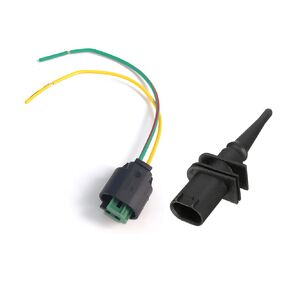 Air Temperature Sensor Connector 2000-2017 for Benz A B C E S CLS CL GLA GLC GLE GLK GLS GL G ML R SLC SLK SLS SL All Full Series Replacement Number# 61138365340 61132359999 968405-1