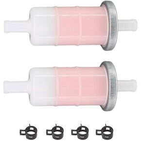 AISEN Pack of 2 8MM Fuel Filter for Kawasaki 49019-1055 FD501D FD501V FD590V FD611V FD620D FD661D FD671D FD711D FD750D FD791D FD851D Engine Ninja ZX-6 ZX-7 ZX-10 ZX-11 ZX600 ZX750 ZX1000 ZX1100