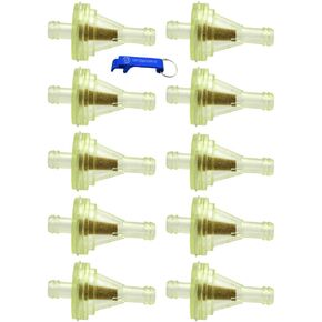 TC-Motor 5/16" 8mm Fuel Filter For Go Kart ATV Quad UTV Dirt Bike Motorcycle For Snapper 1-4359 For John Deere AM107314 For Troy-Bilt 1727491 951-3013 For Snapper 1-1777 For Desa C100D C100E C100F