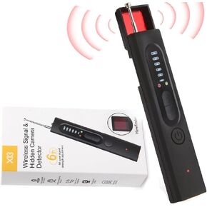 Hidden Camera Detectors GPS Detectors Bug Anti-Spy Detector, Protect Privacy Counter Surveillance Equipment Intelligent Infrared Detector, Camera Detector for Hotel