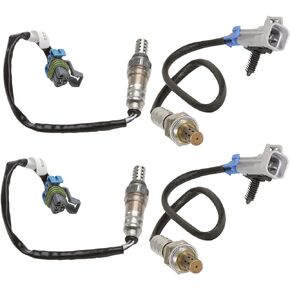 4Pcs Upstream and Downstream O2 Sensor Replacment for Oxygen Sensor 2009 2008 2007 Buick Enclave GMC Acadia Saturn Outlook VUE 3.6L 234-4668 x2 234-4294 x2 02 Sensor