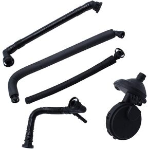 PCV Crankcase Vent Valve & BreatherKit for E46 E39 E60 320i 323i 325 325i 325ci 328i 330i 330ci 330xi 525i 528i PCV Crank Case Ventilation Oil Separator Hose