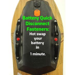 Boosted Board Battery Quick Disconnect | Hot swap Battery in 1 Minute