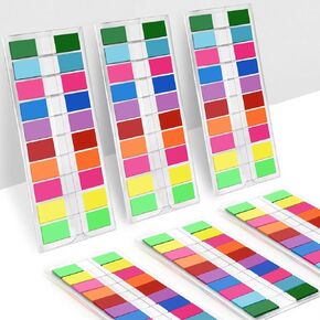 1200 Pcs, Pop Up Index Tabs Post, Assorted Colors Book Flags Stickers, Transparent Sticky Notes, Page Markers Label