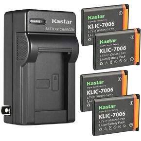 Kastar K7006 AC Wall Battery Charger Replacement for Kodak Easyshare Touch M577, Easyshare MD30, Kodak PixPro FZ51, FZ52, FZ53, SL5 Smart Lens Digital Cameras in Kuwait