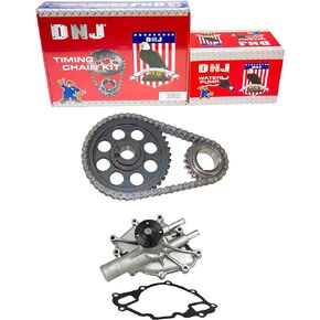 DNJ TK4113CWP TIMING KIT WITH WATER PUMP FOR 86-95 FORD / V8 / 5.0L / 302 OHV 16V