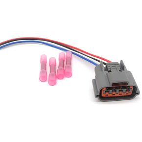 HiSport Alternator Repair Plug Harness - 4 PIN Pigtail Connector Compatible with Nissan Murano Maxima Mitsubishi KIA