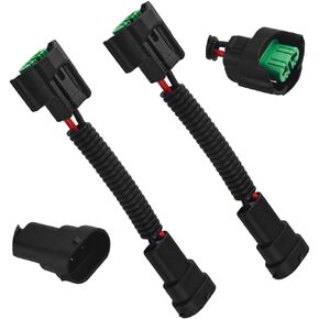 WMYCONGCONG 2 PCS H11/H8 Pigtail Socket Wiring Harness Socket Wire Connector Plug Extension Cable for Headlight