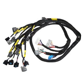 X AUTOHAUX CNCH-OBD2-1 CNCHOBD21 OBD2 Budget Engine Wiring Harness for Honda Civic for Acura Integra B16 B18 D16 D/B Series