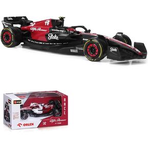 1/43 Alfa Romeo F1 Team Stake 2023 C43 24# Zhou Guanyu Alloy Car Die Cast Model Collection Gift (C43 24#)