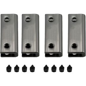 4PCS 25mm/1inch Bag Side Clip Luggage Accessory Belt Tip Zip Tip DIY Sewing Craft Webbing Tip Belt Buckle End Tip