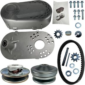 212CC Torque Converter CVT 3/4" Go Kart Clutch Kit 12T #35 and 10T #40 41 420 Chain Driver Pulley for Manco Comet TAV2 (30 Series)