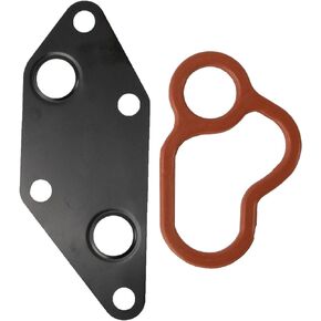 Engine Oil Cooler Gasket Set with Oring Seal Fit for Nissan Altima 2007-2013 Sentra 2007-2011 Rogue 2008-2018 X-trail 2007-2014 2.5L 21304-JA06A 21304-JA00A