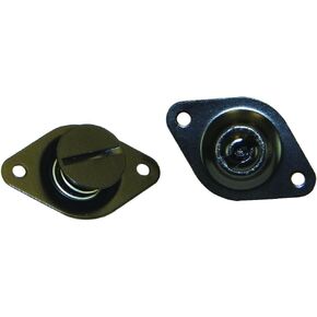 QUICK FASTENER, SELF EJECTING, 7/16 IN X .550, STEEL, BLACK