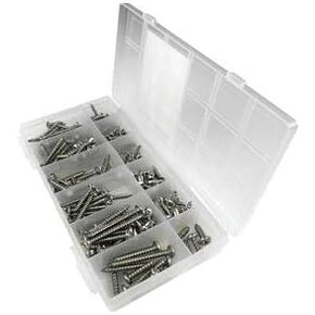 Seachoice Stainless Steel Tapping Screw Kit, 216 Piece