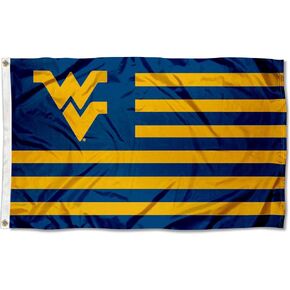 College Flags & Banners Co. West Virginia Mountaineers Stars and Stripes Nation Flag