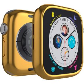 Bumper Case Compatible with Apple Watch Series 3/2 / 1 - [38mm] | Thin, Light Bumper Case, Shock Absorbent Case | Silver